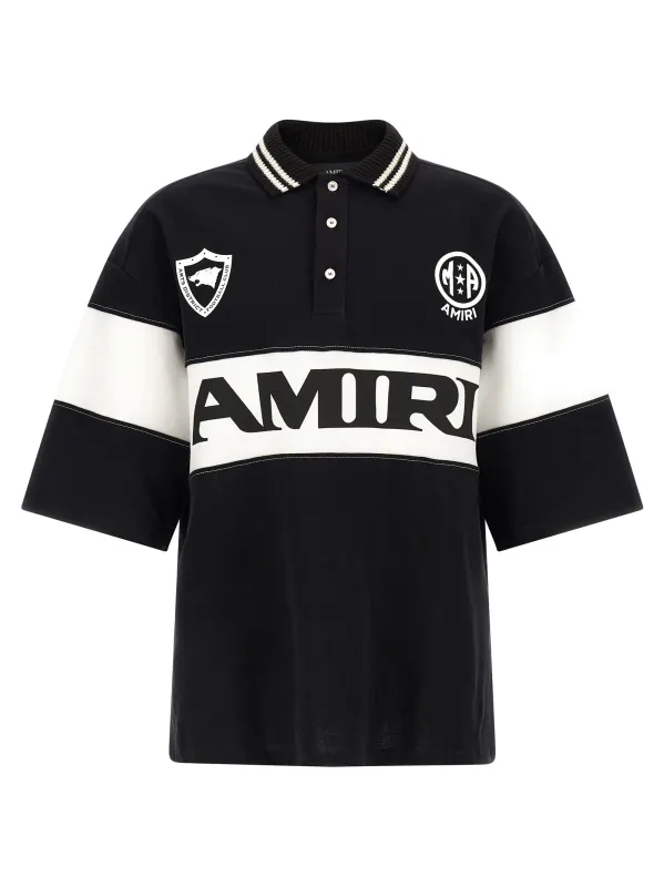 Amiri Sport Polo White/Black made by AMIRI