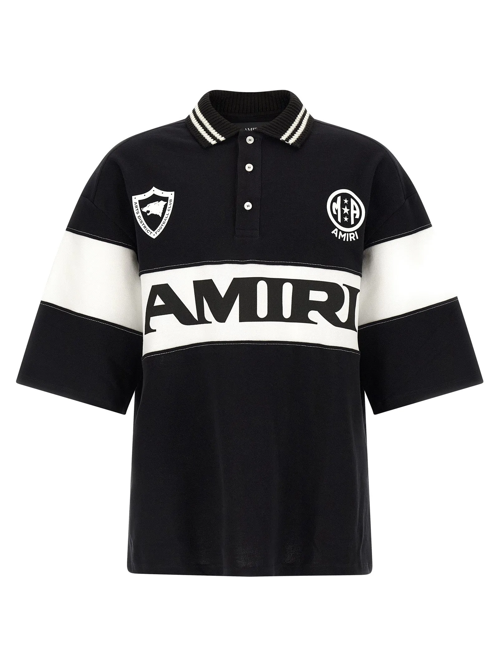 Amiri Sport Polo White/Black sold by Wanan Luxury