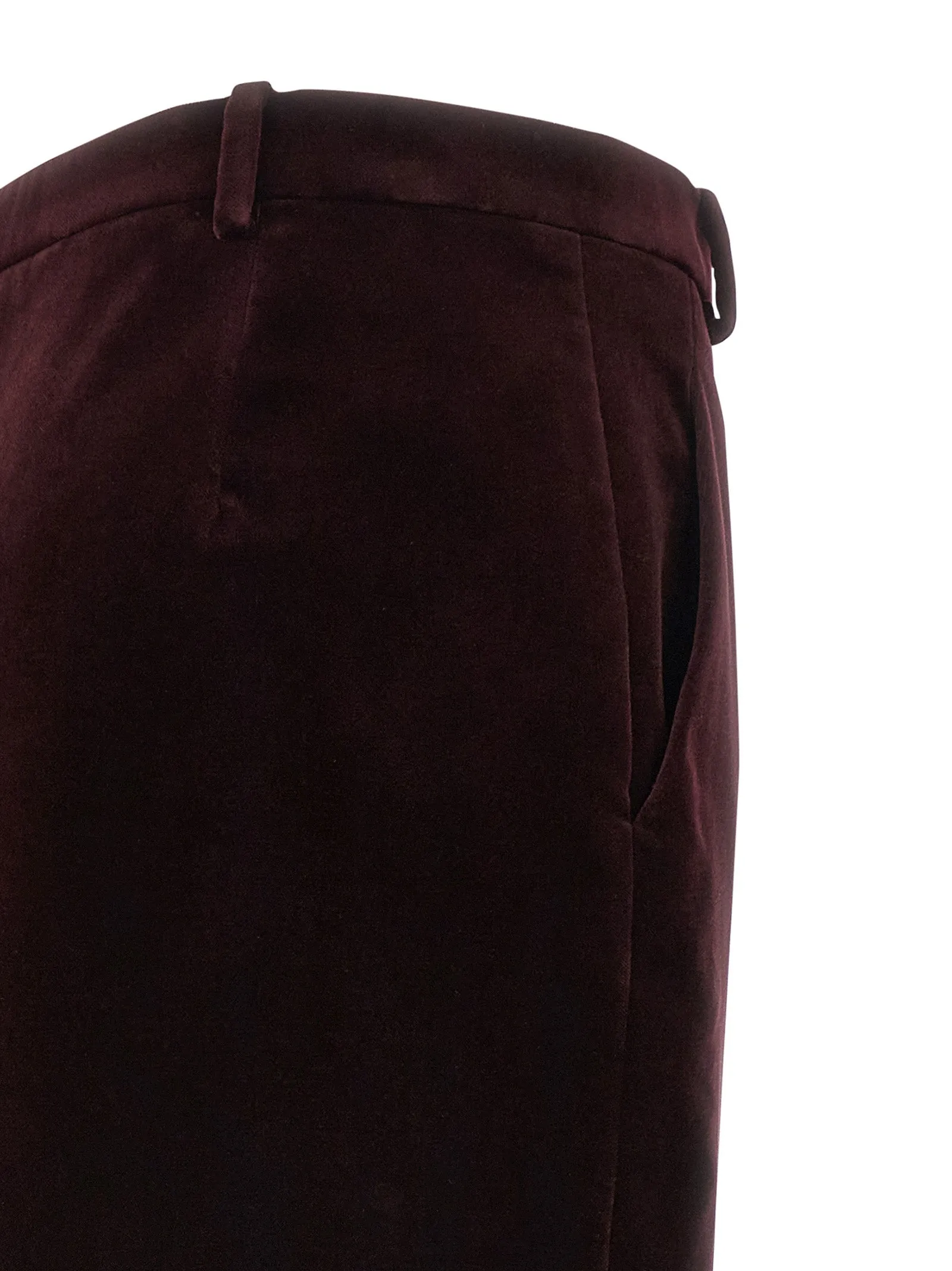 Velvet Skirt Skirts Bordeaux sold by Wanan Luxury product image thumbnail 4