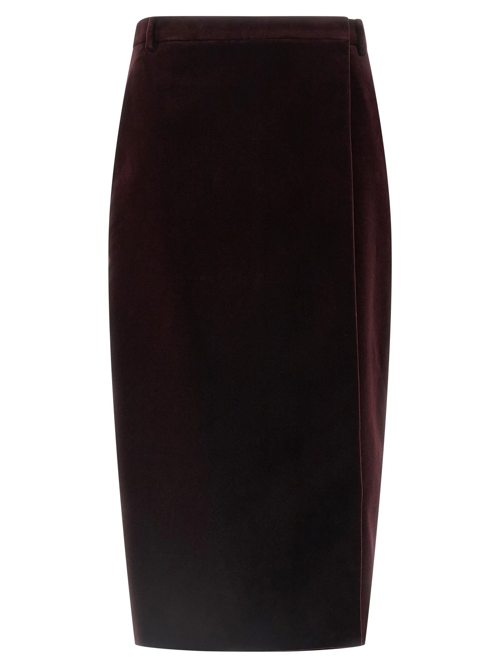 Velvet Skirt Skirts Bordeaux sold by Wanan Luxury