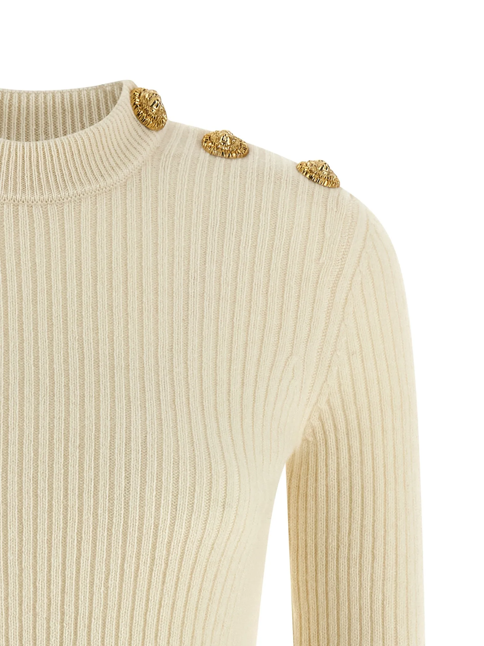 Ribbed Sweater Sweaters And Cardigans White sold by Wanan Luxury product image thumbnail 3