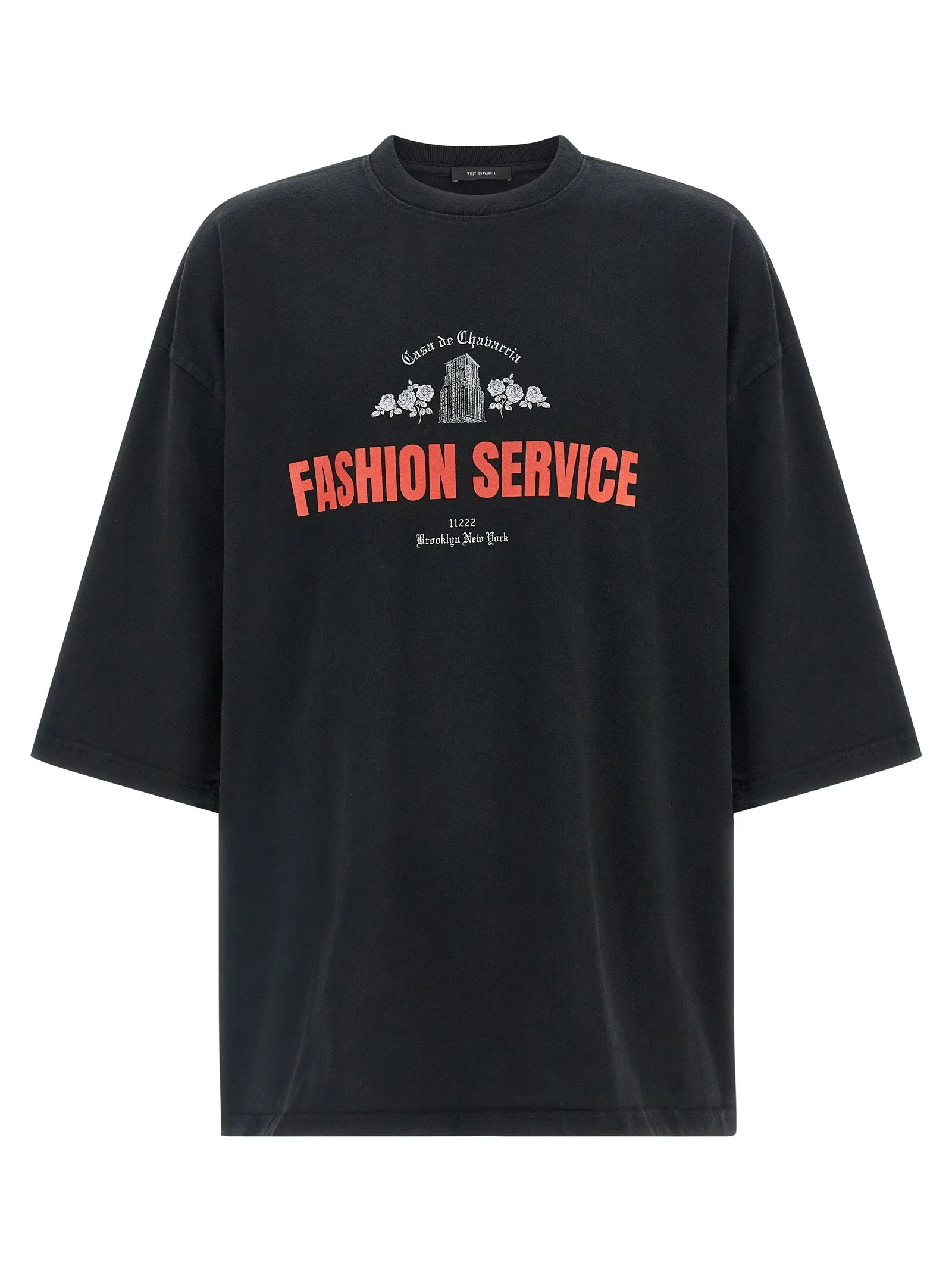 Casa De Chavarria Buffalo T-Shirt Black sold by Wanan Luxury