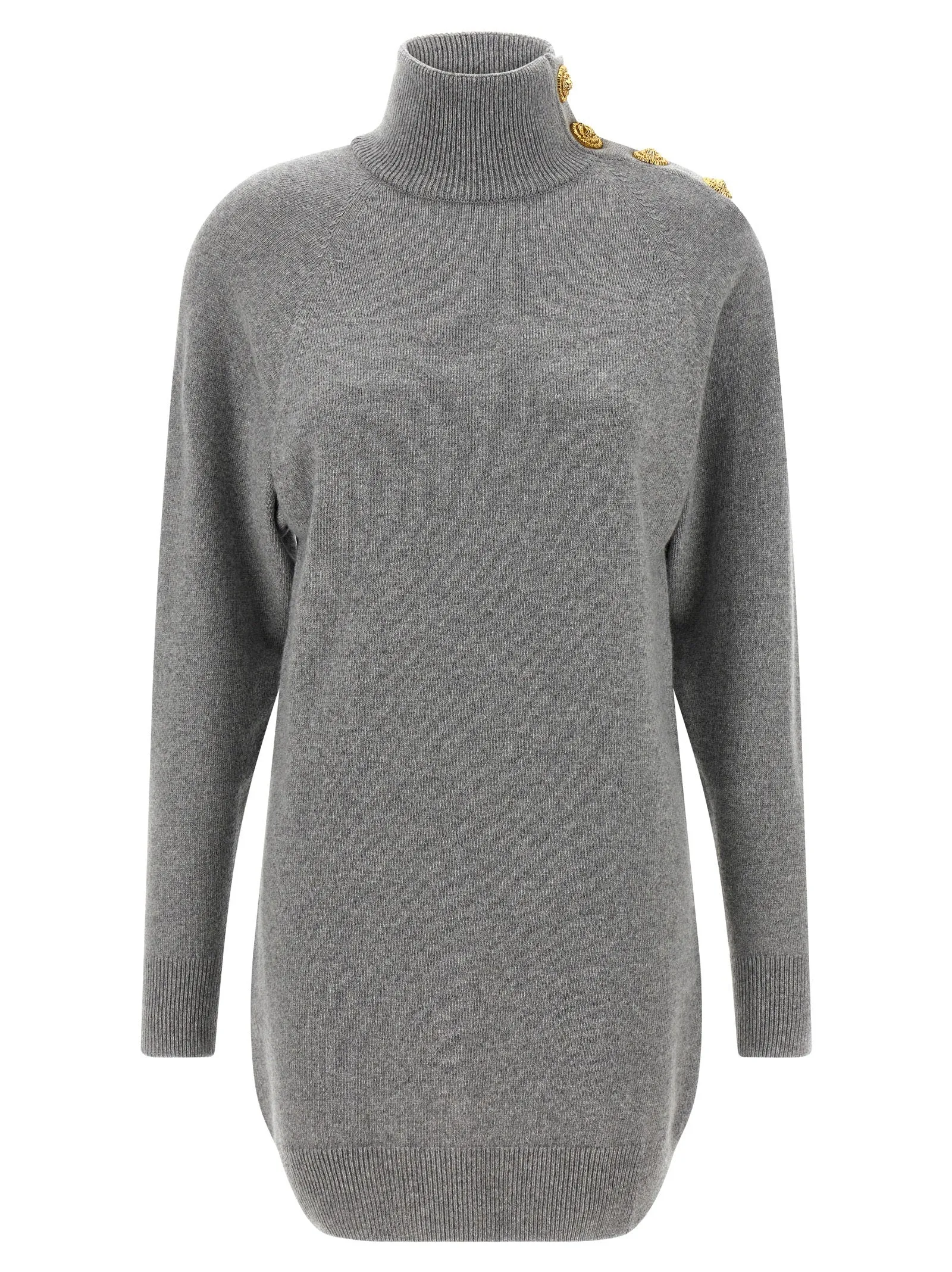 Cashmere Wool Dress Dresses Gray sold by Wanan Luxury
