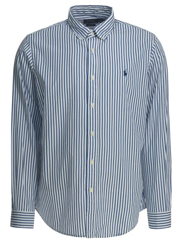 Casual Shirt With Logo Shirts White made by Polo by Ralph Lauren