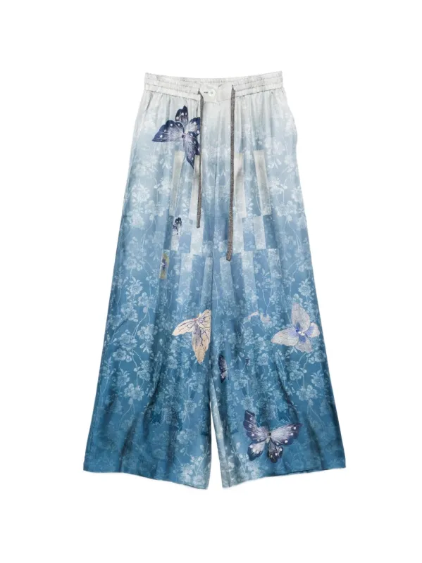 Printed Silk Trousers made by Pierre-Louis Mascia