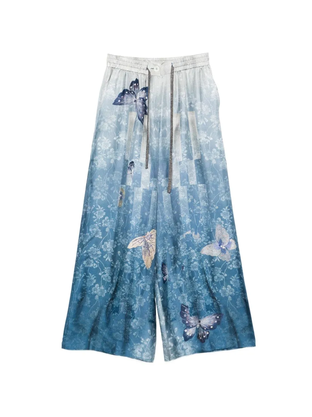 Printed Silk Trousers sold by Wanan Luxury