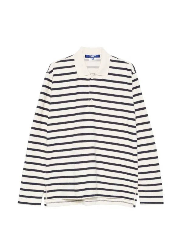 Striped Cotton Polo Shirt made by Junya Watanabe