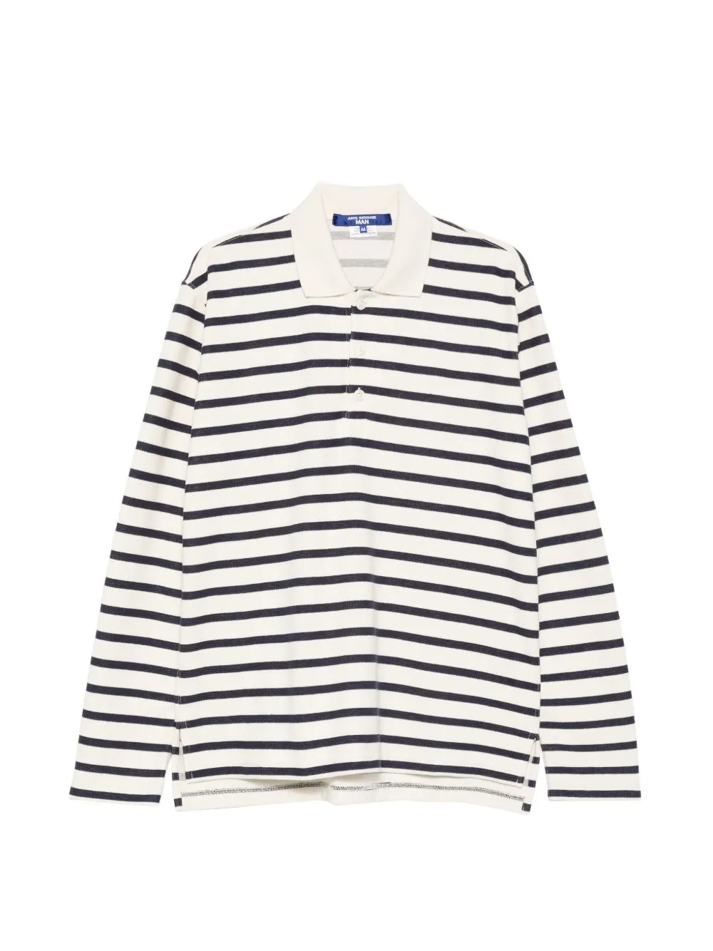 Striped Cotton Polo Shirt sold by Wanan Luxury