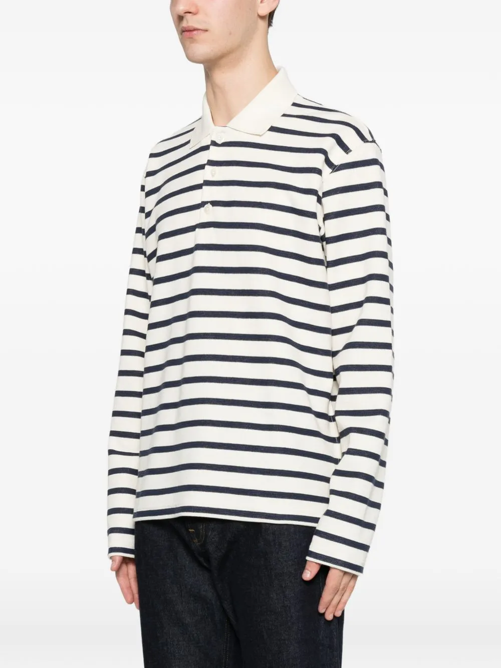 Striped Cotton Polo Shirt sold by Wanan Luxury product image thumbnail 2