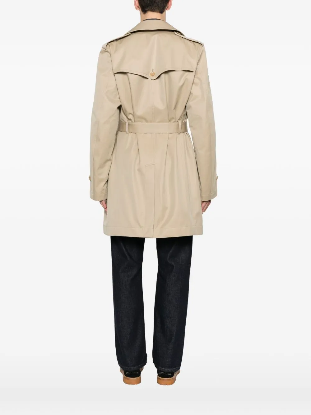 Cotton Double-Breasted Coat sold by Wanan Luxury product image thumbnail 4