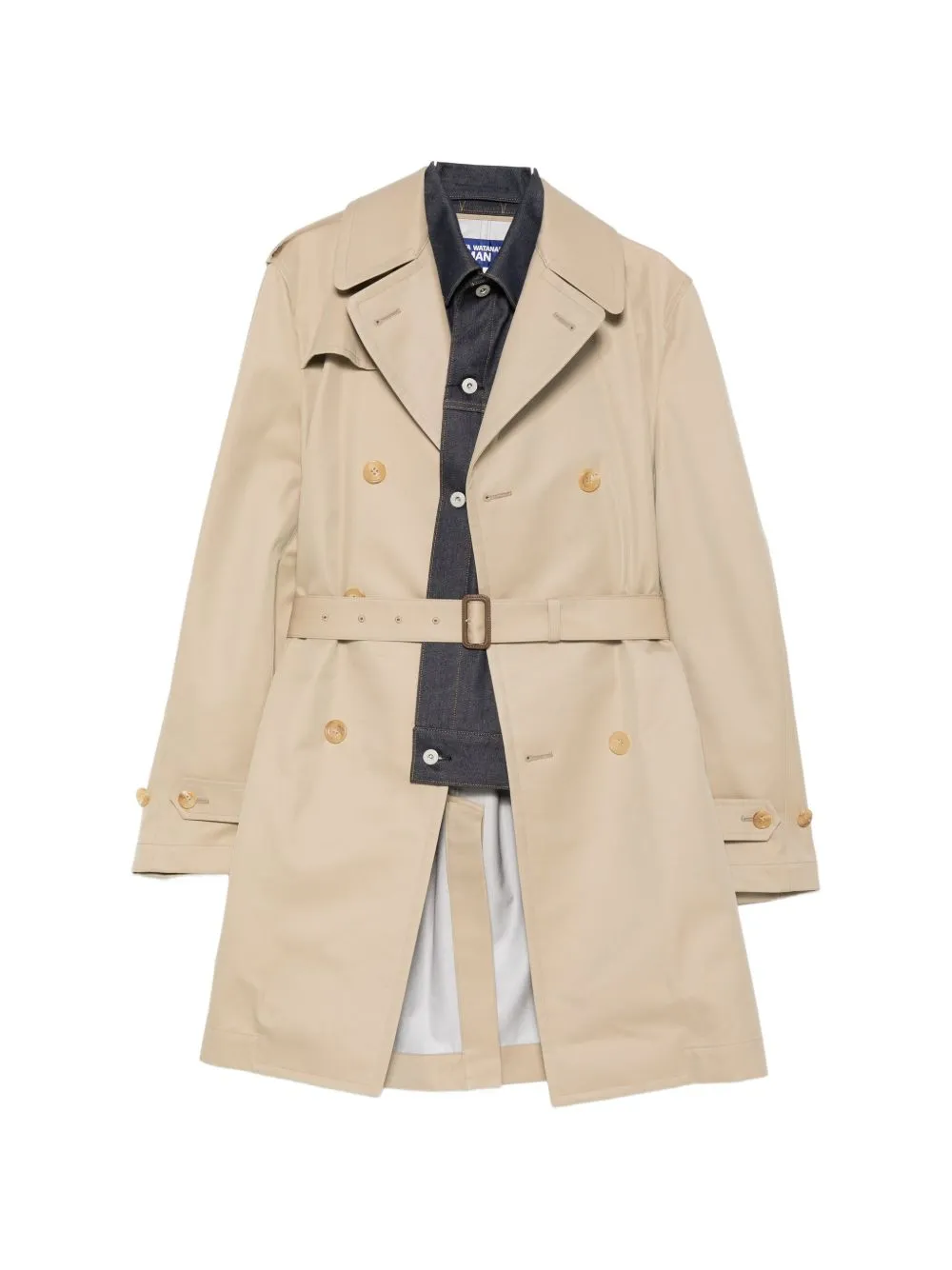 Cotton Double-Breasted Coat sold by Wanan Luxury