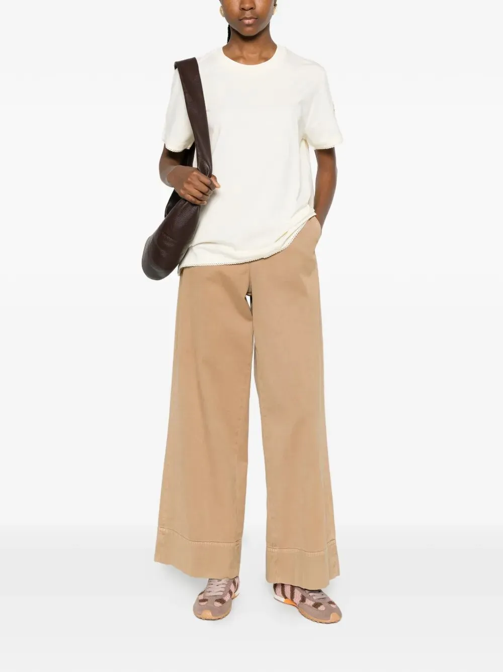 Cotton T-Shirt With Trimmed Hem sold by Wanan Luxury product image thumbnail 4