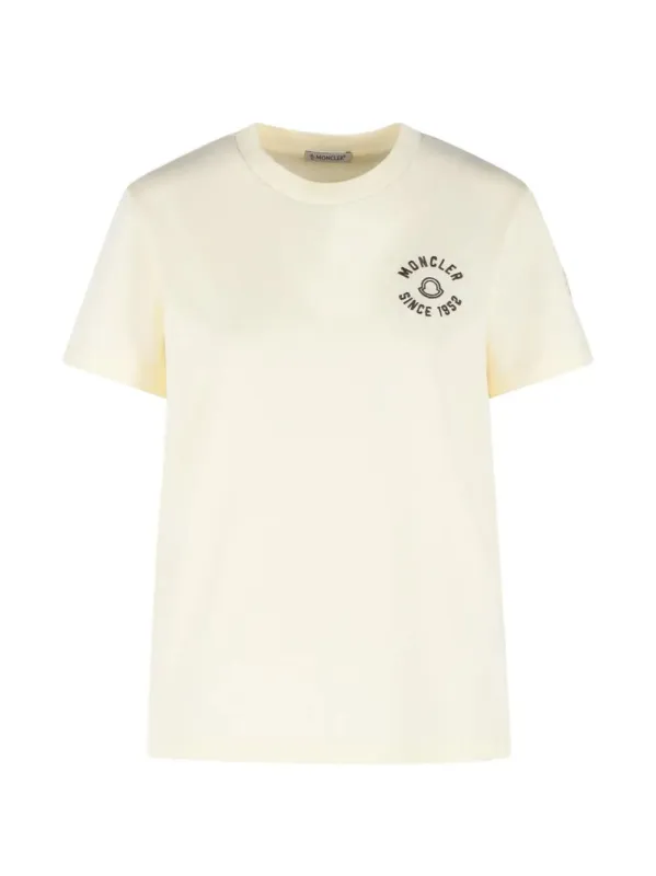Printed Logo Cotton T-Shirt made by Moncler