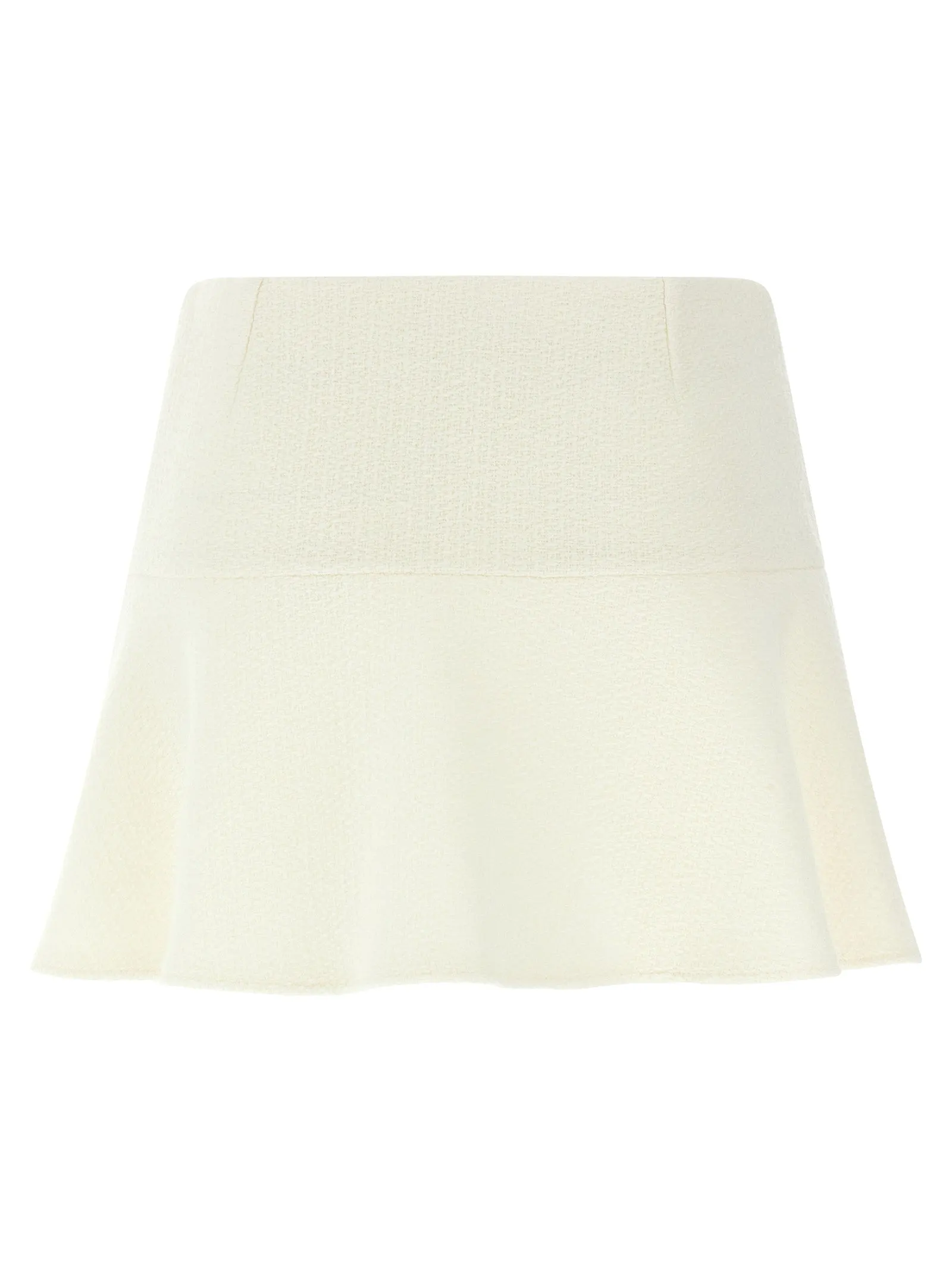 Bouclé Wool Skirt Skirts White sold by Wanan Luxury product image thumbnail 2
