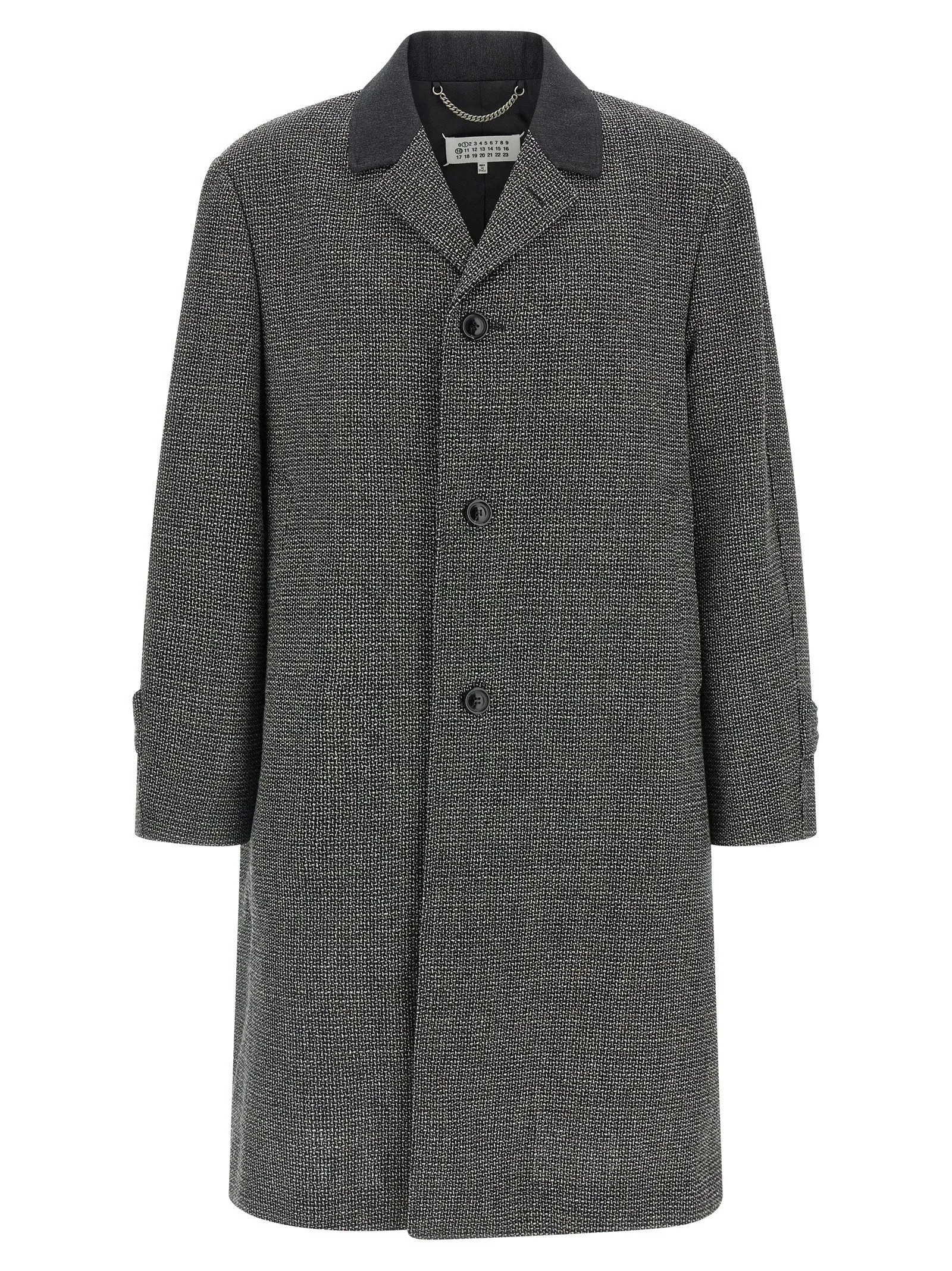 Single-Breasted Coat Coats And Trench Coats Gray sold by Wanan Luxury