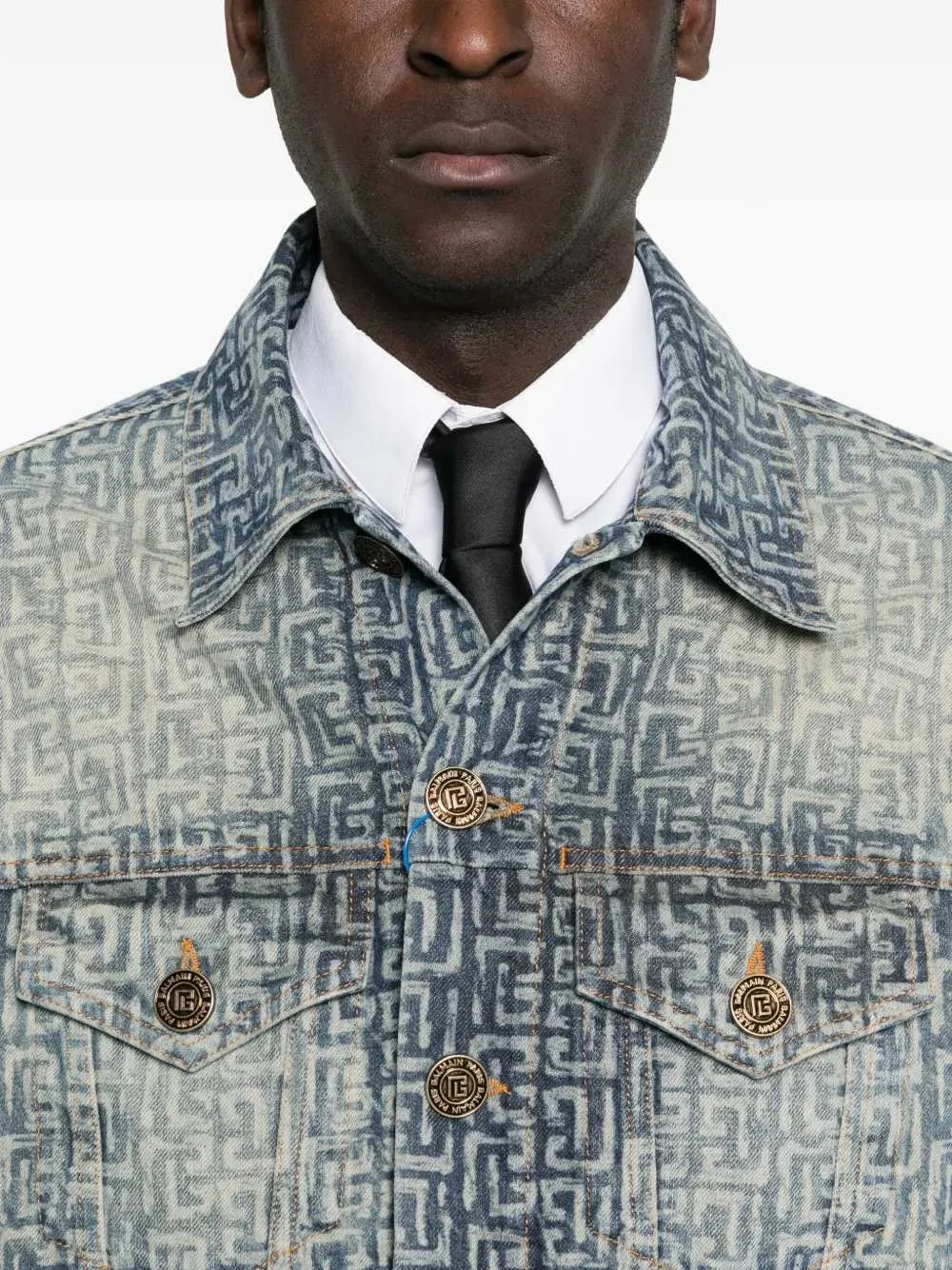 Monogrammed Denim Jacket sold by Wanan Luxury product image thumbnail 5