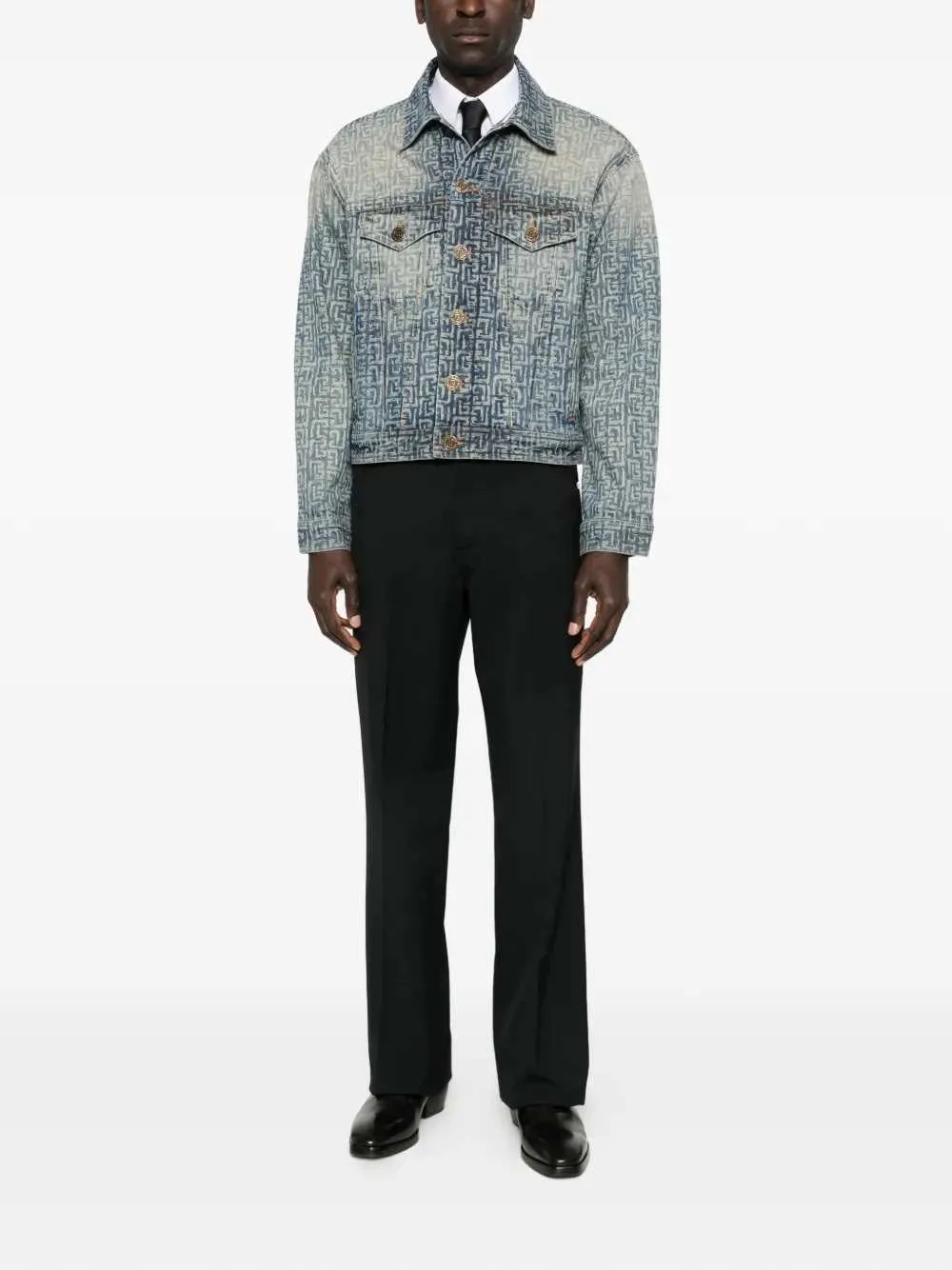 Monogrammed Denim Jacket sold by Wanan Luxury product image thumbnail 2