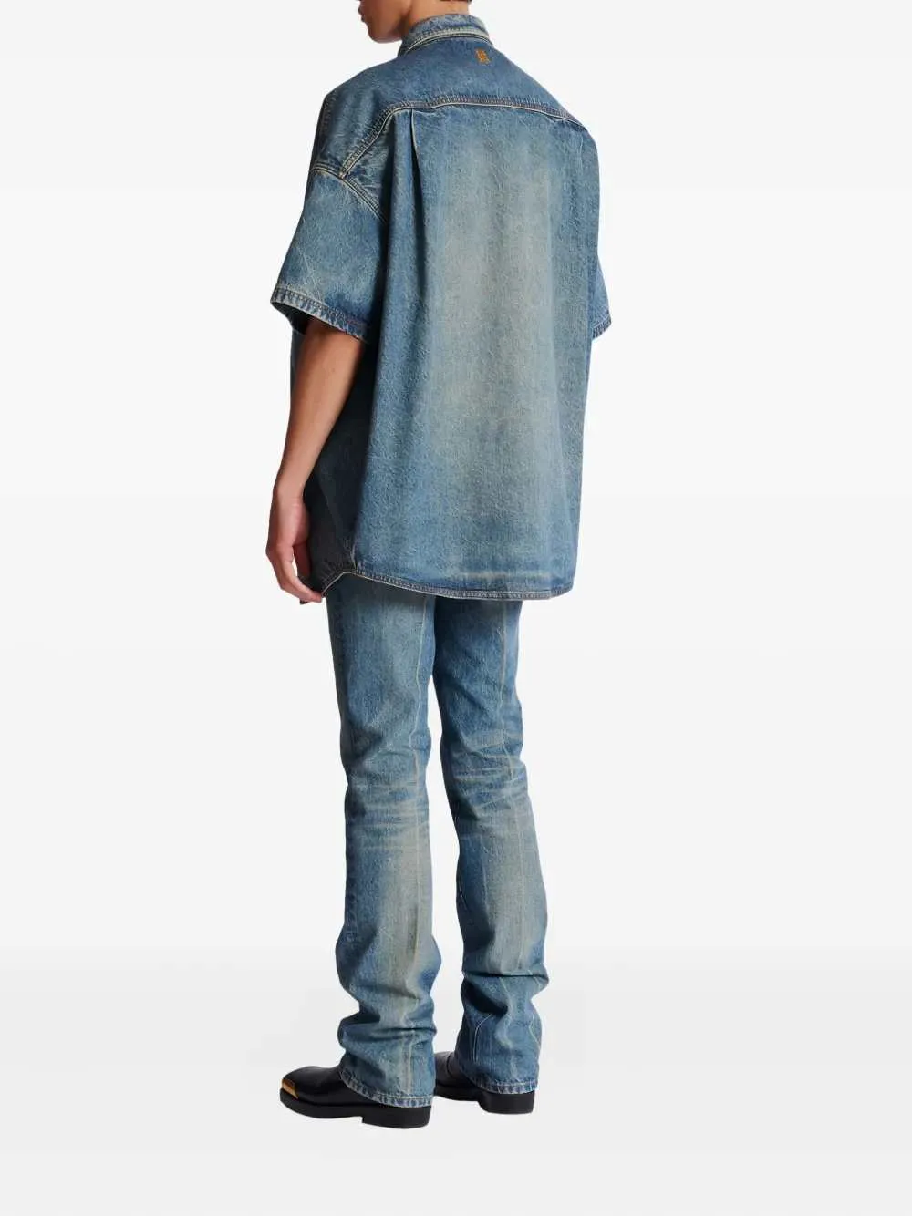 Short-Sleeved Button-Up Shirt sold by Wanan Luxury product image thumbnail 4