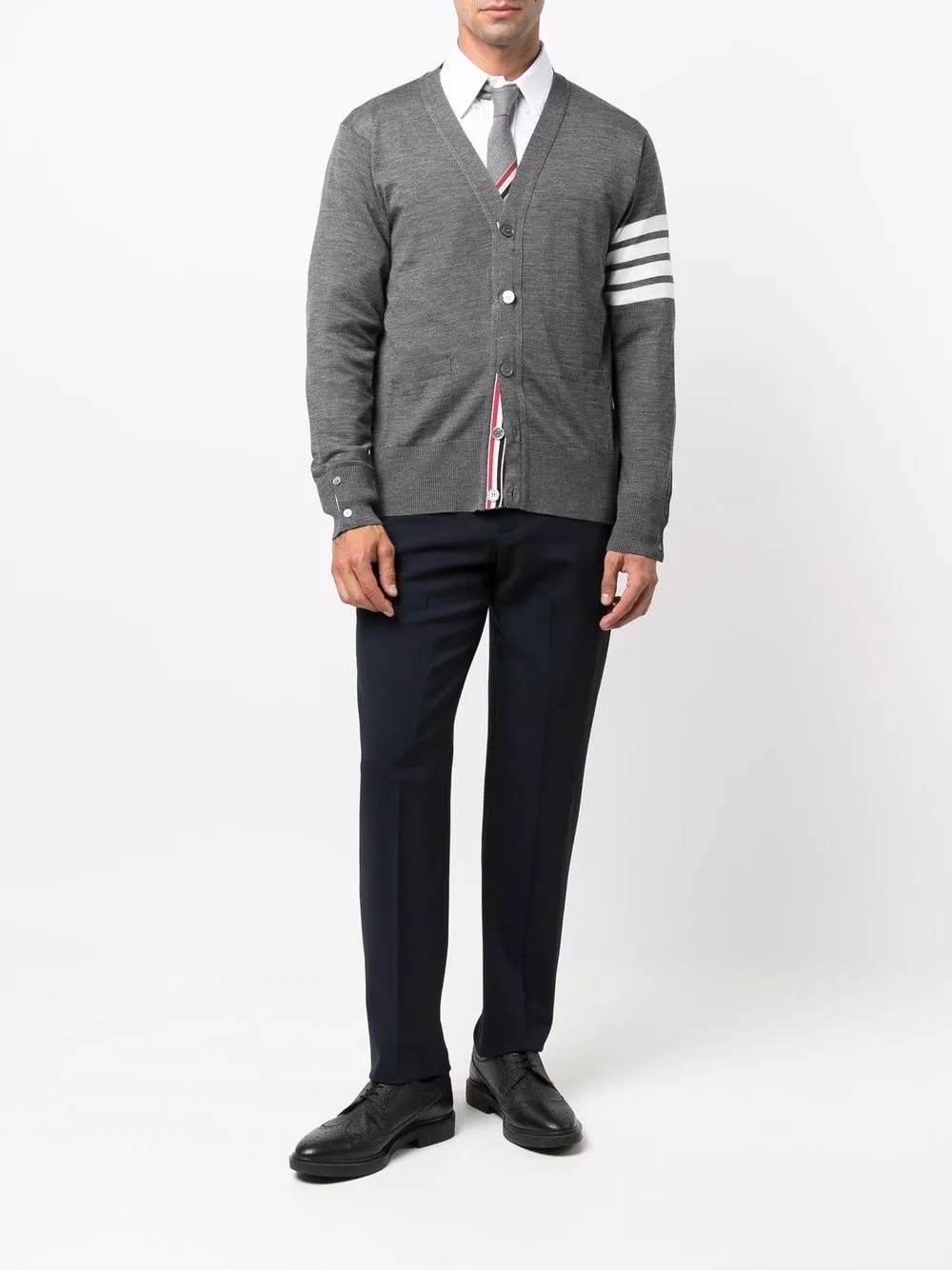 Cardigan With Stripes sold by Wanan Luxury product image thumbnail 4