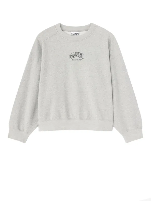 Sweatshirt With Logo made by Ganni