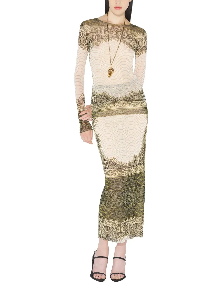 Long Skirt With "Cartouche" Print sold by Wanan Luxury product image thumbnail 2