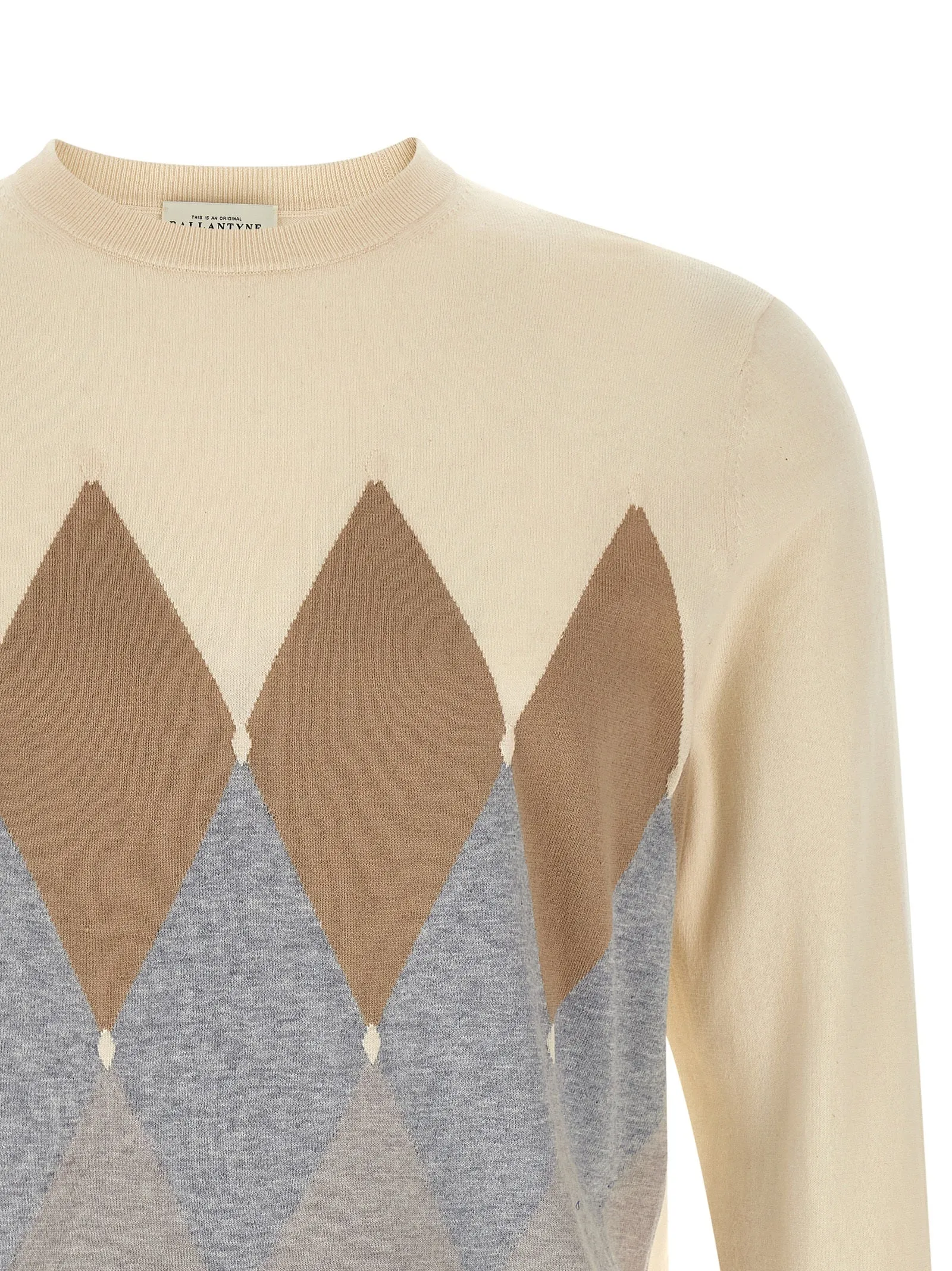 Argyle Sweater Sweaters And Cardigans Beige sold by Wanan Luxury product image thumbnail 3