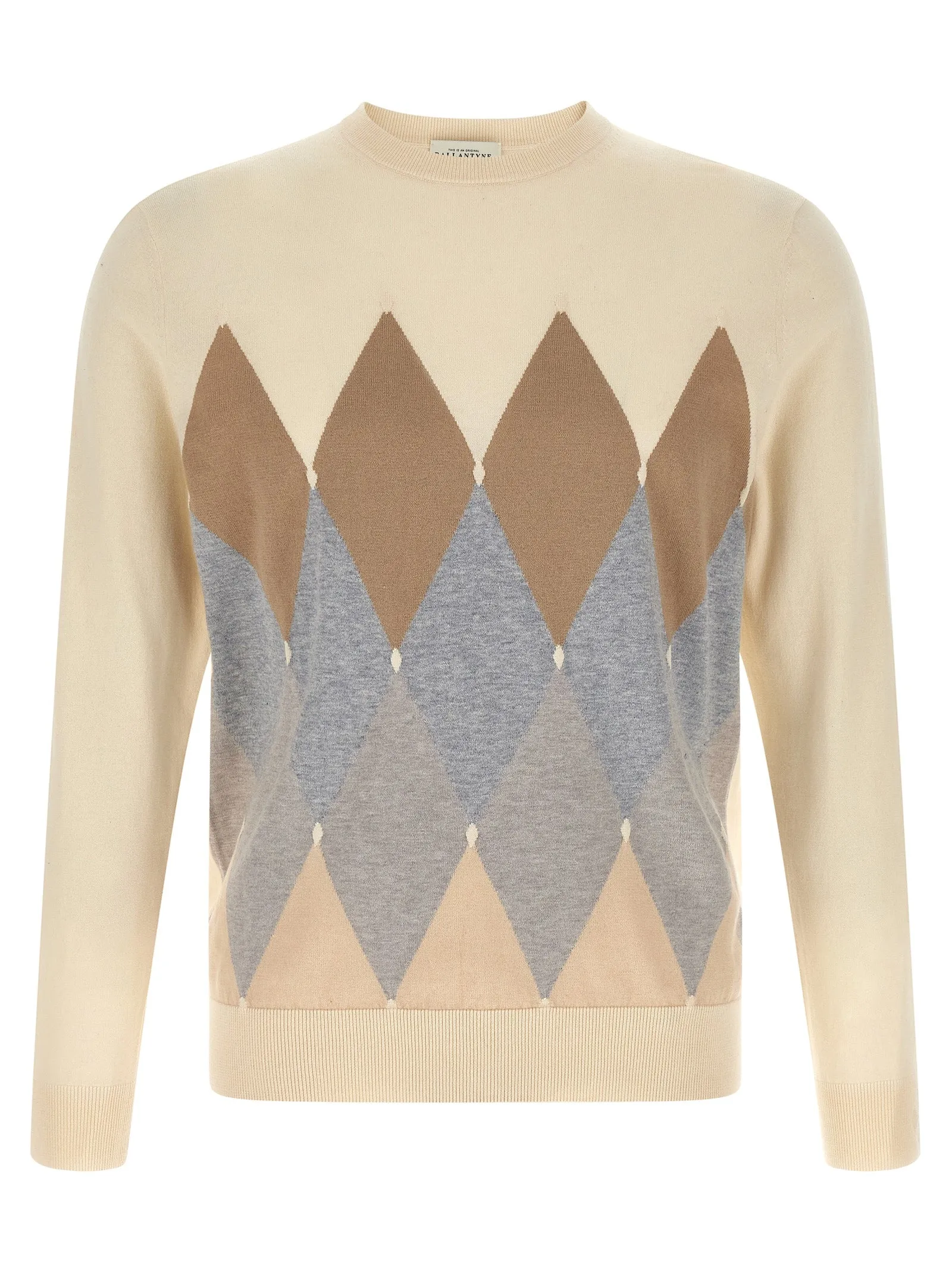Argyle Sweater Sweaters And Cardigans Beige sold by Wanan Luxury
