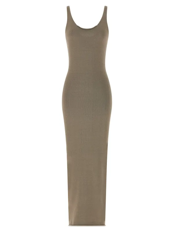 Raw Knit Dresses Beige made by Entire Studios