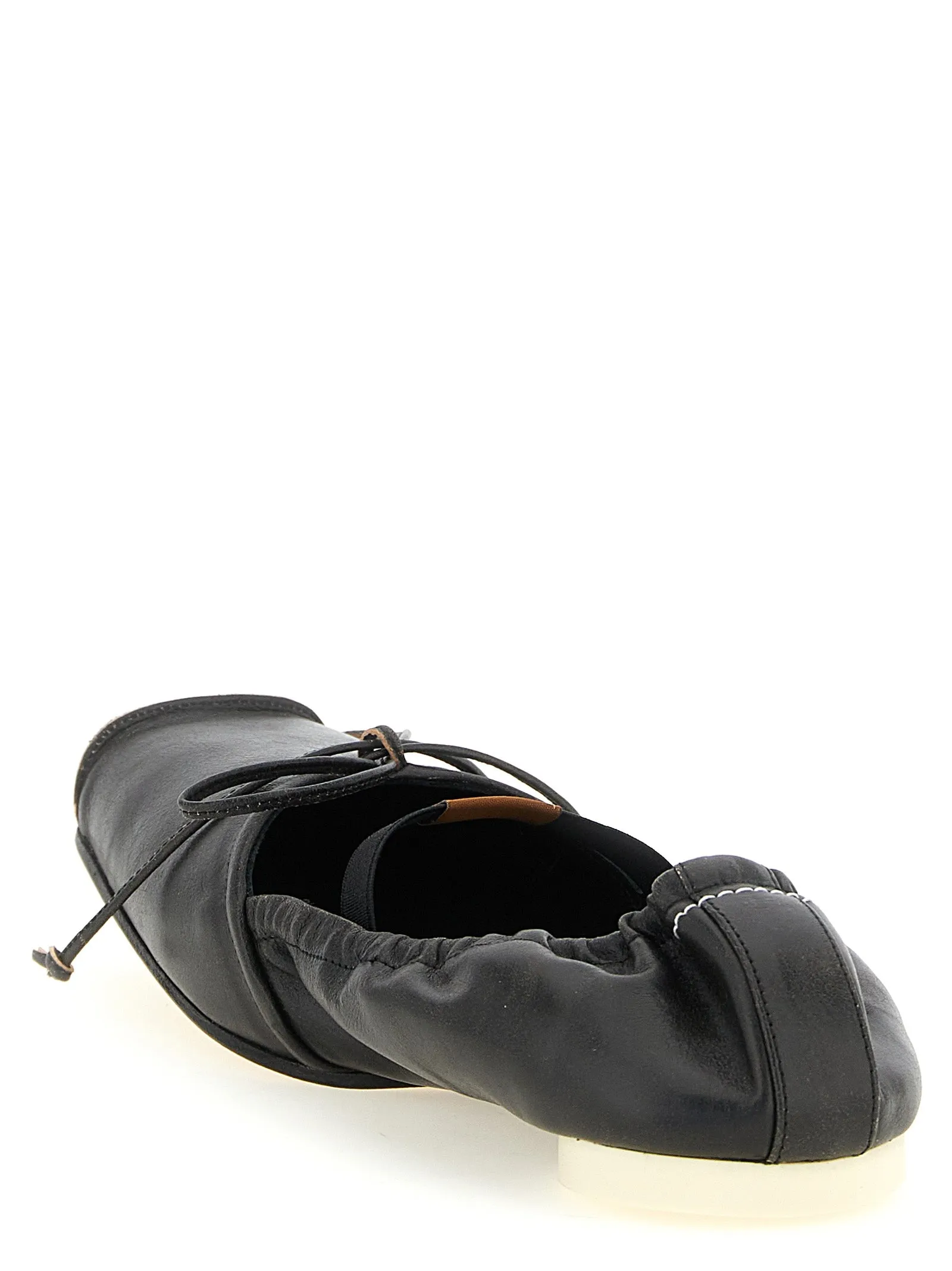 Square Toe Ballet Flats Flat Shoes Black sold by Wanan Luxury product image thumbnail 3
