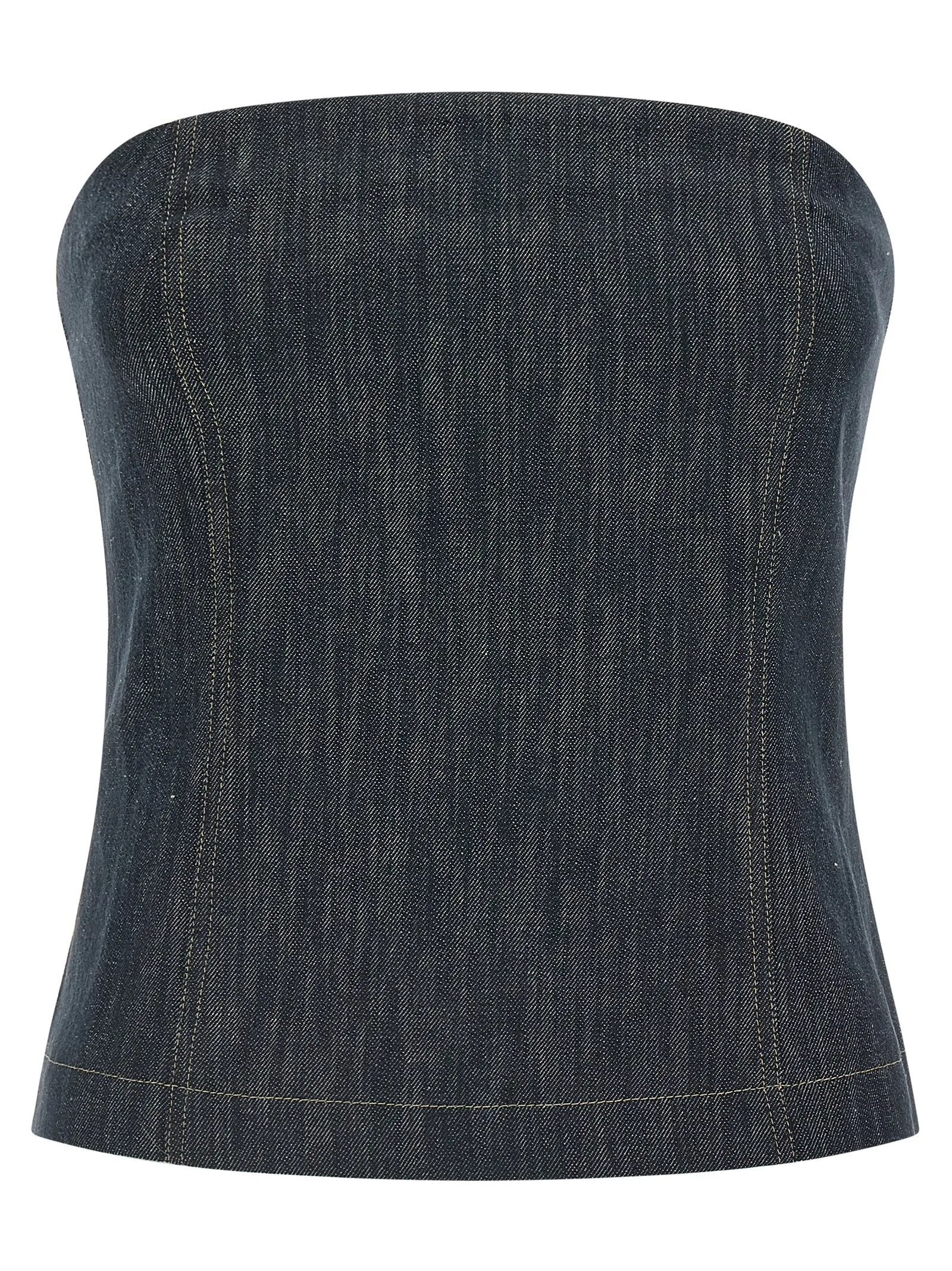 Denim Top Tops Blue sold by Wanan Luxury