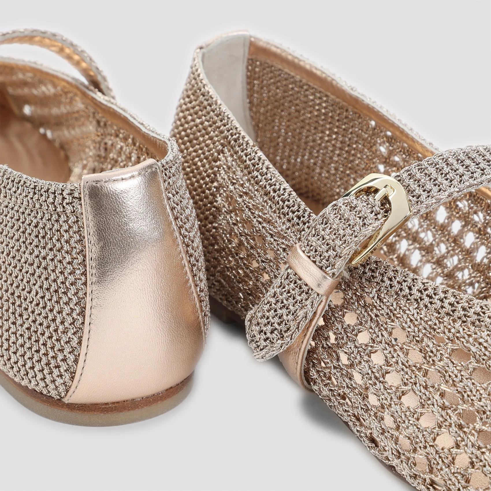 Ballerinas Metallic sold by Wanan Luxury product image thumbnail 5