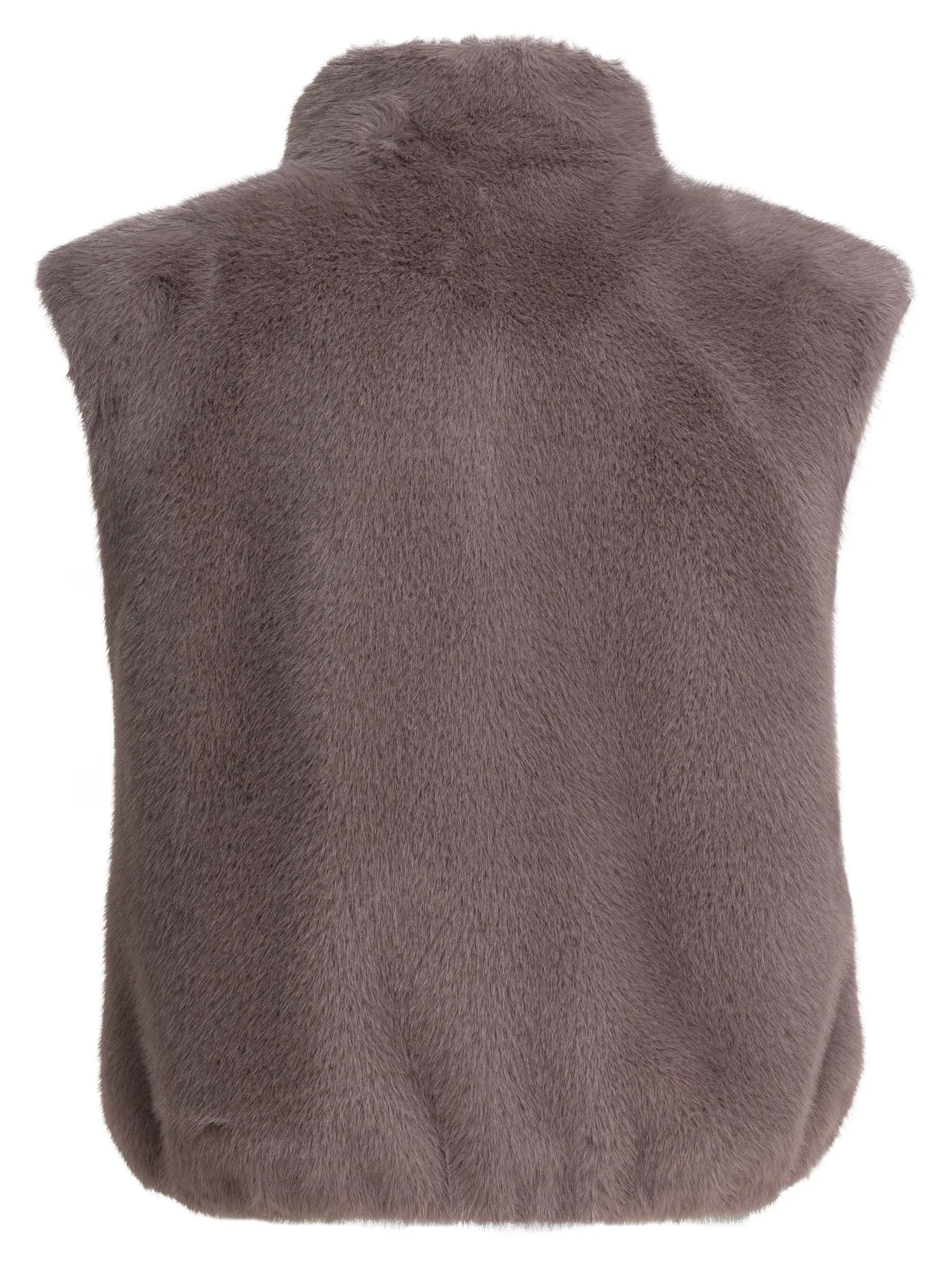Sleeveless Faux Fur Jacket Jackets And Coats Pink sold by Wanan Luxury product image thumbnail 2