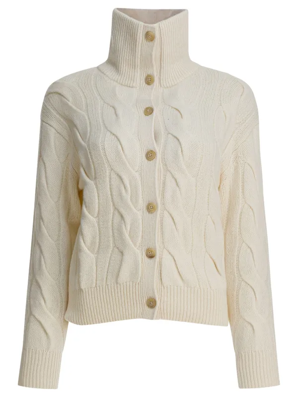 Cardigan In Cashmere Knitwear White made by Polo by Ralph Lauren