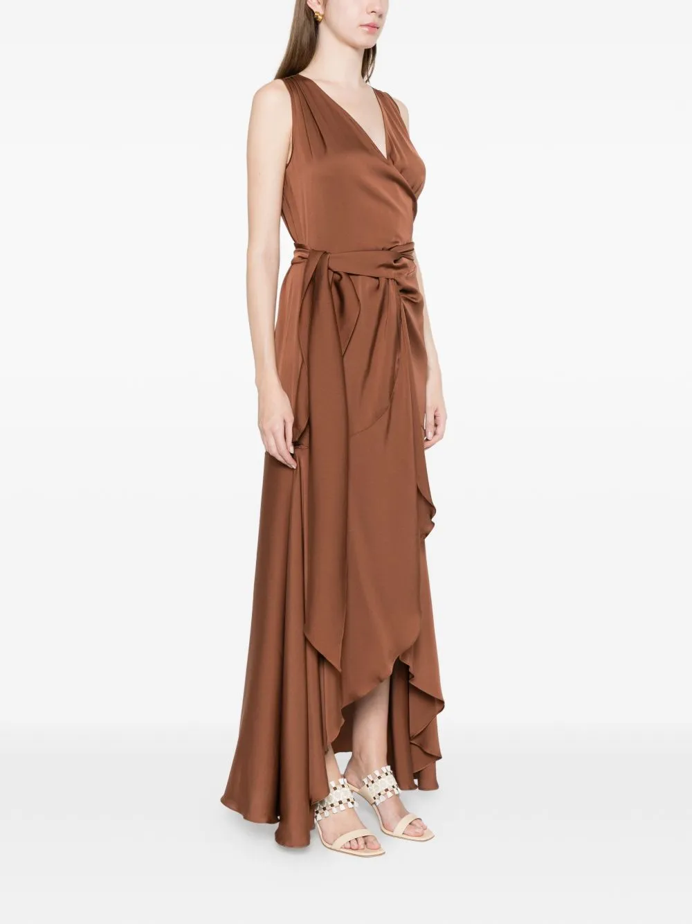 Shangri Silk Long Dress sold by Wanan Luxury product image thumbnail 4