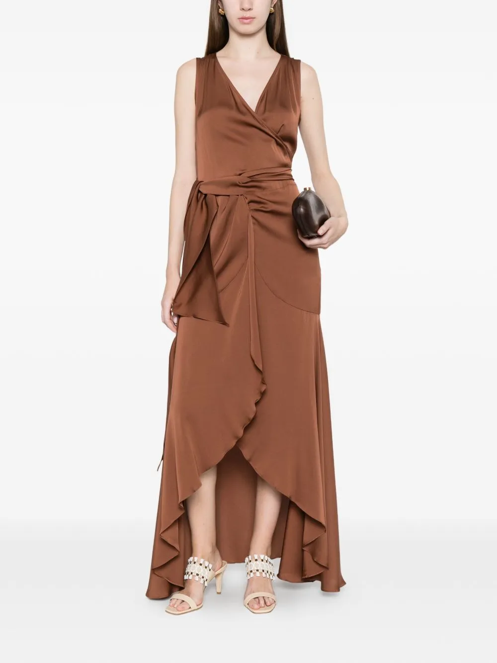 Shangri Silk Long Dress sold by Wanan Luxury product image thumbnail 5
