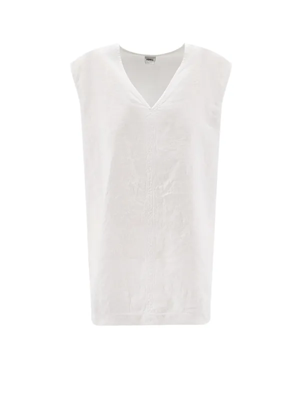 "Vissuto" Oversize Linen Top made by Aspesi