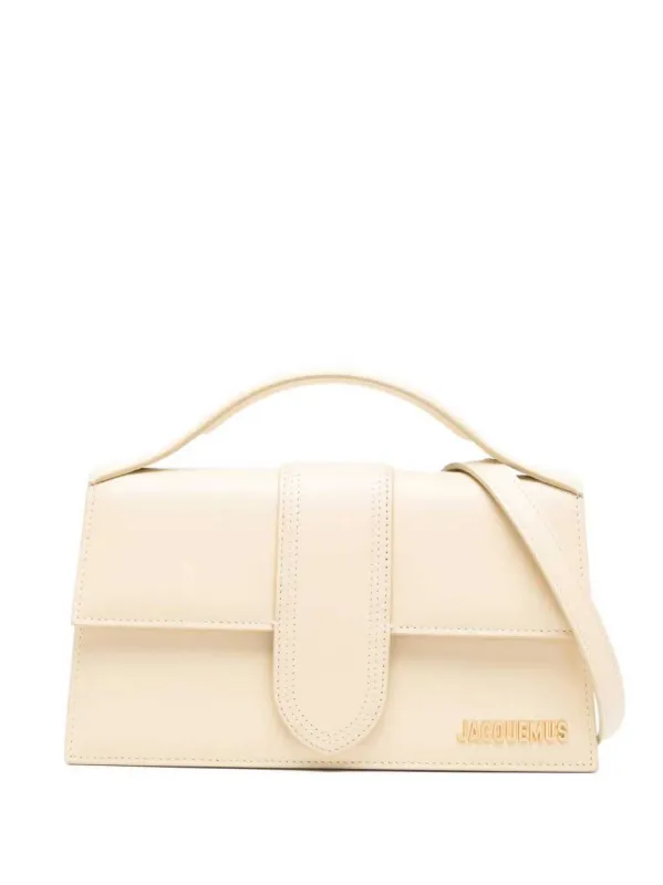 The Big Bambino Leather Tote Bag made by Jacquemus