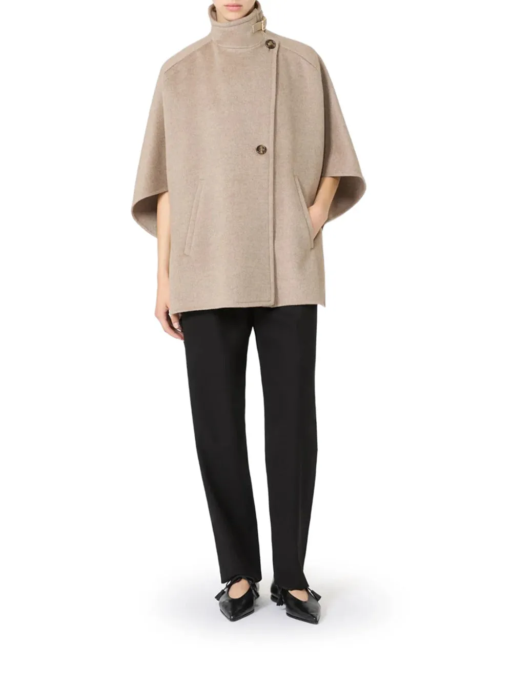 Lightweight Cashmere Drap Cape sold by Wanan Luxury product image thumbnail 2