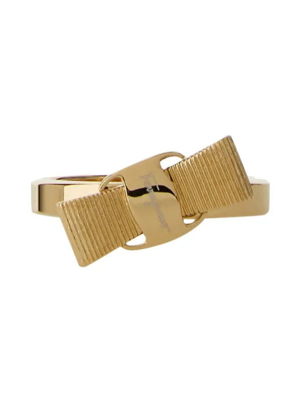 "Vara" Bow Ring made by Salvatore Ferragamo