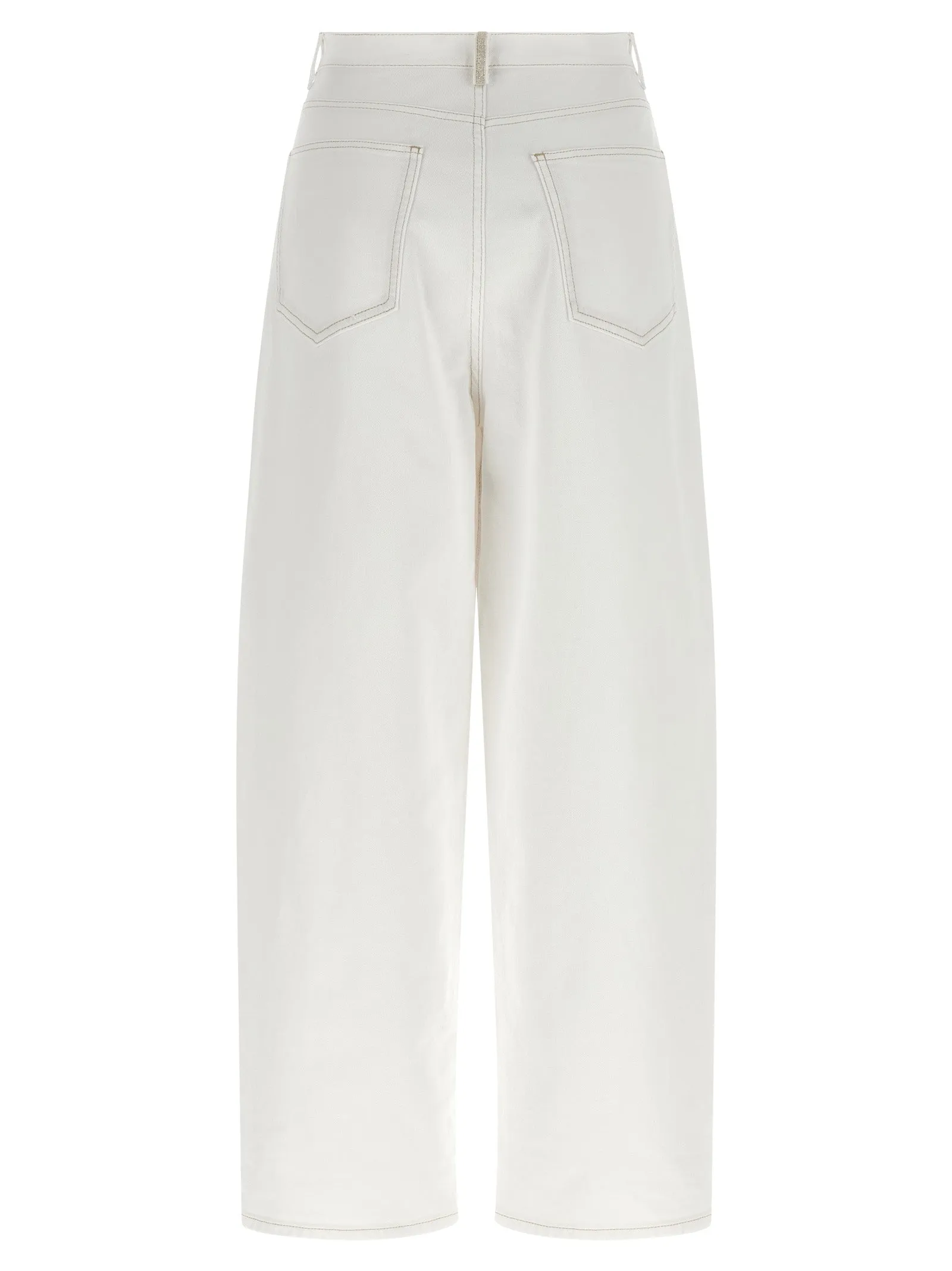 High Waist Jeans White sold by Wanan Luxury product image thumbnail 2