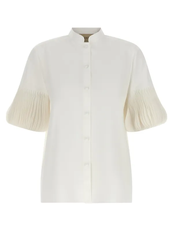 Valentino Garavani Poplin Embroidered Shirt Shirt And Blouse White made by Valentino Garavani