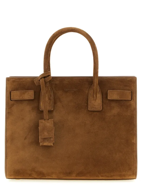 Sac De Jour Hand Bags Brown made by Yves Saint Laurent