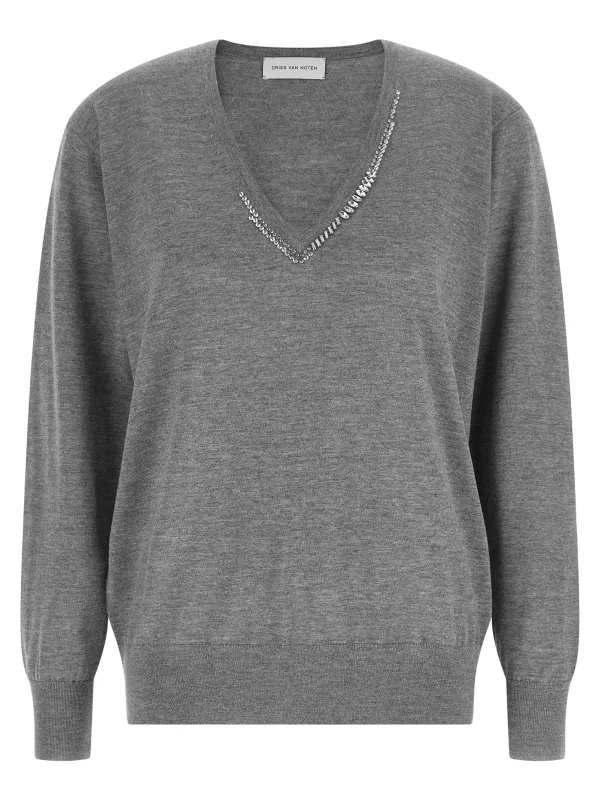 Tuomas Sweaters And Cardigans Gray sold by Wanan Luxury