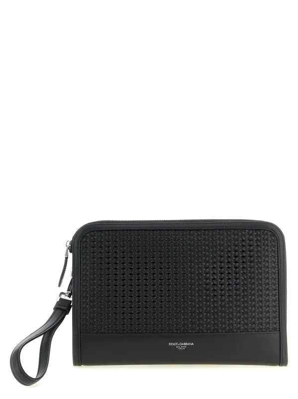 Atene Clutch Black made by Dolce & Gabanna