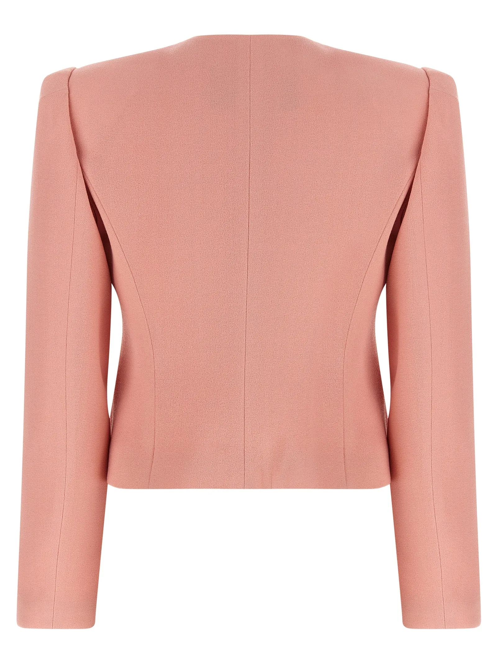 Valentino Garavani Crispy Wool Jacket Blazers Pink sold by Wanan Luxury product image thumbnail 2
