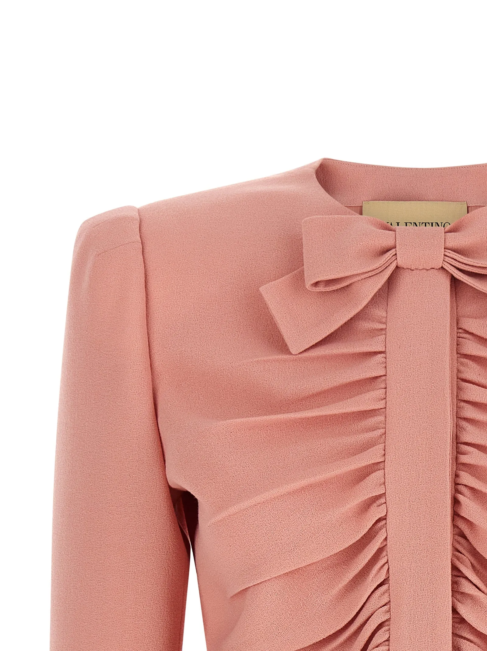 Valentino Garavani Crispy Wool Jacket Blazers Pink sold by Wanan Luxury product image thumbnail 3