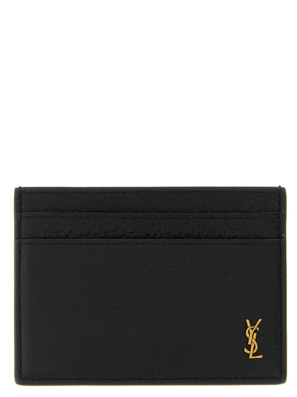 Tiny Cassandre Wallets And Card Holders Black sold by Wanan Luxury