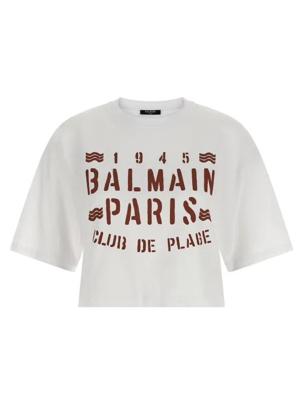 Plage T-Shirt White made by Balmain