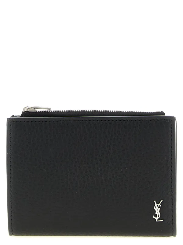 Tiny Cassandre Wallets And Card Holders Black sold by Wanan Luxury