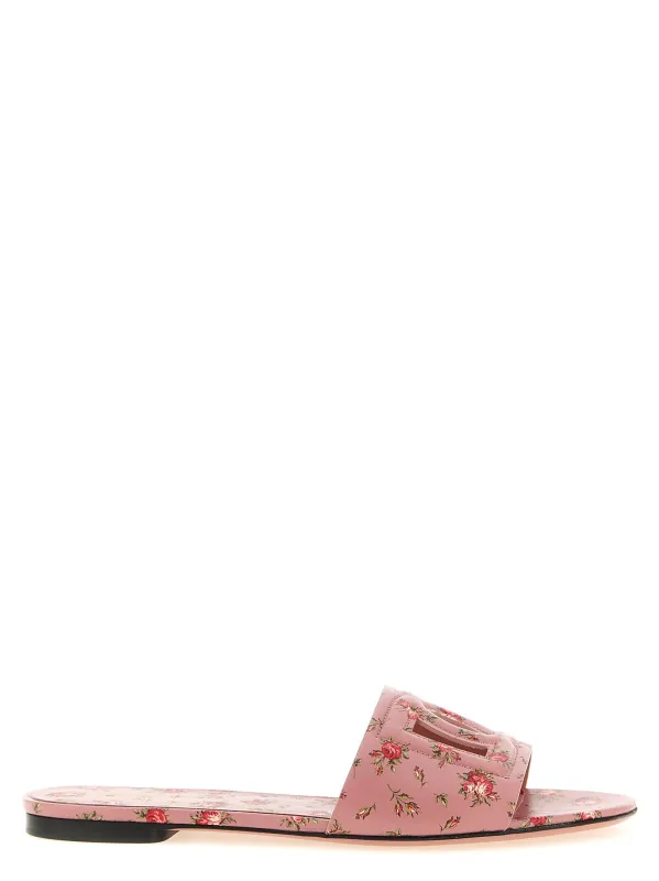 Leather Slides Sandals Pink sold by Wanan Luxury